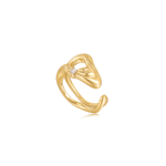 ANIA HAIE adjustable ring goldplated silver  Twisted Wave R050-02G