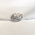 Hvitt gull ring med diamanter 1,00ct TW/SI