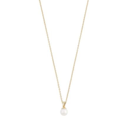 Saga pearl pendant neck 42 g/white