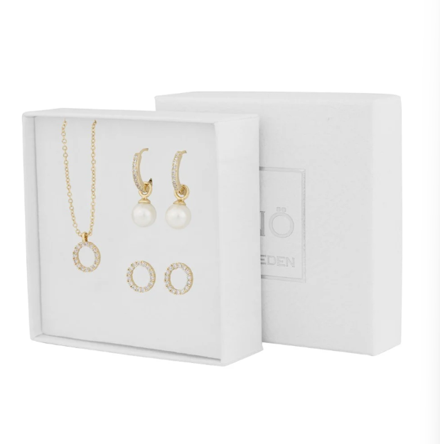 Judy set necklace 3 g/white