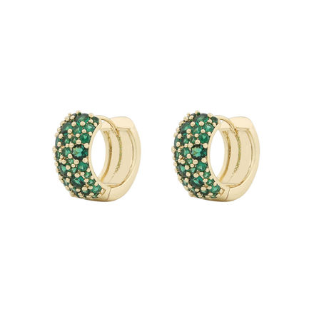 Copenhagen wide ring ear g/green