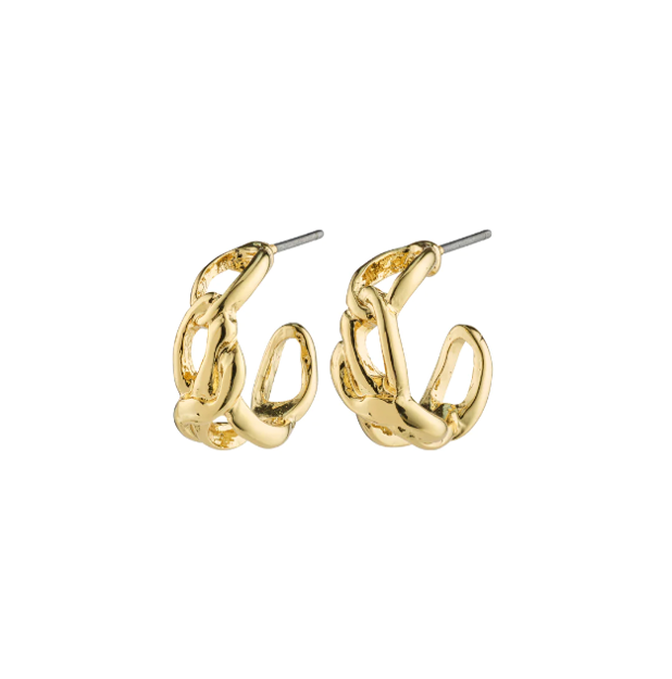 RANI recycled earrings gold-plated