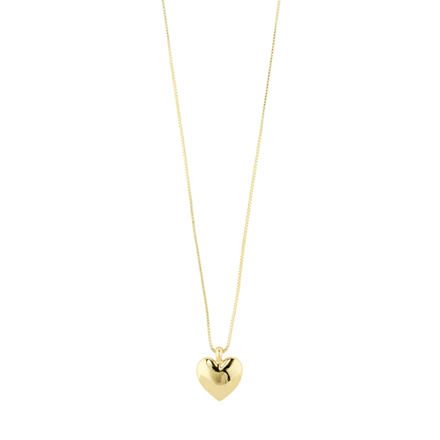 SOPHIA recycled heart necklace gold-plated