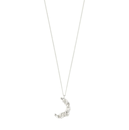 MOON recycled necklace silver-plated