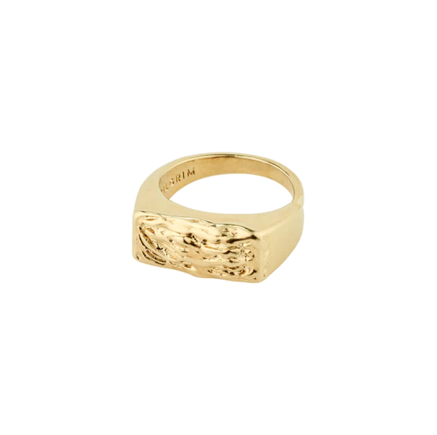 STAR recycled ring gold-plated