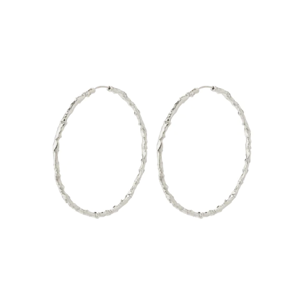 SUN recycled mega hoops silver-plated