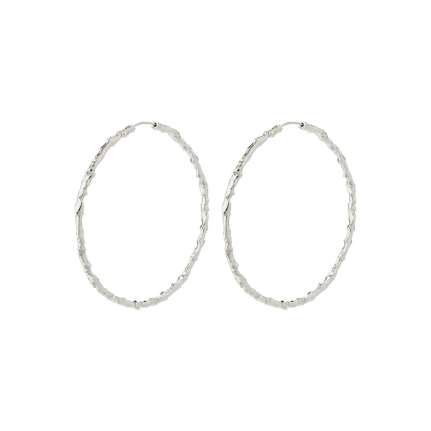 SUN recycled mega hoops silver-plated