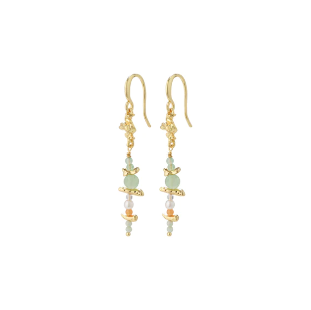 CLOUD recycled earrings multicoloured/gold-plated