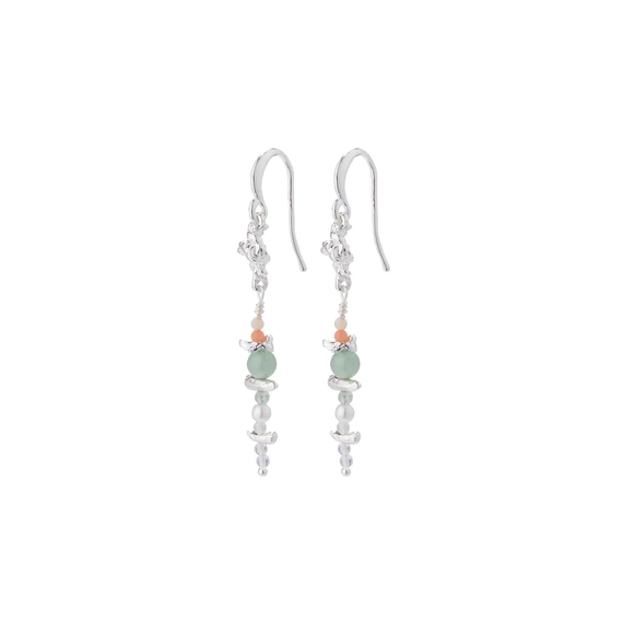 CLOUD recycled earrings multi-coloured/silver-plated