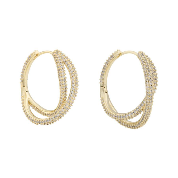 North double ring ear g/clear