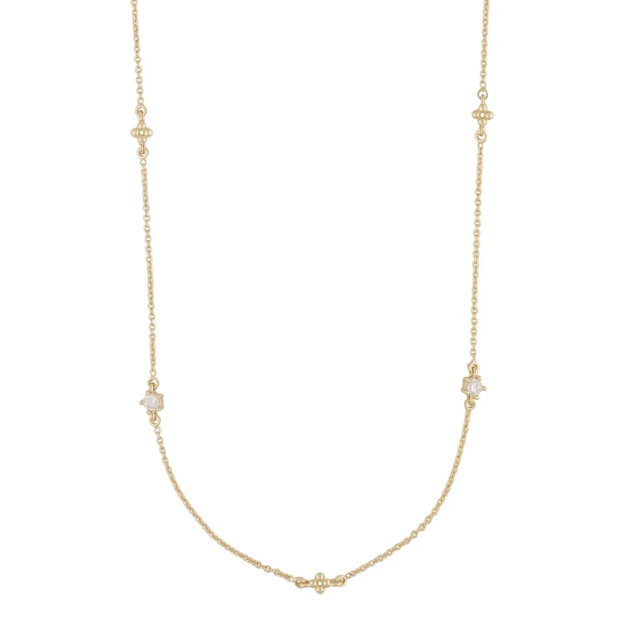 Lise small chain neck 45 g/clear
