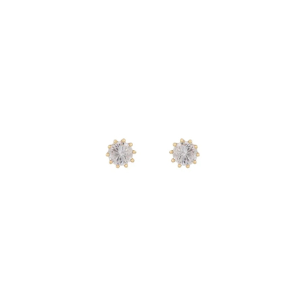 Lise small stone ear g/clear