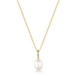 ANIA HAIE pendant gem pearl drop 450-500 mm N054-01G