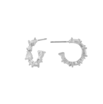 Ashley small oval ear s/clear