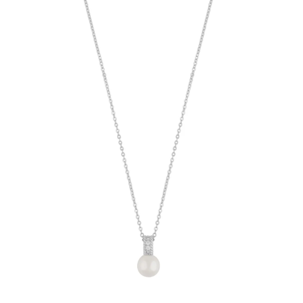 Lydia pearl pendant neck 50 s/white