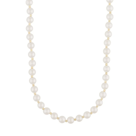 Lydia pearl neck 45 g/white