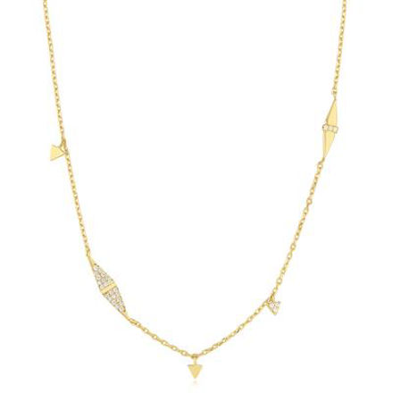 ANIA HAIE necklace geometric sparkle N053-06G