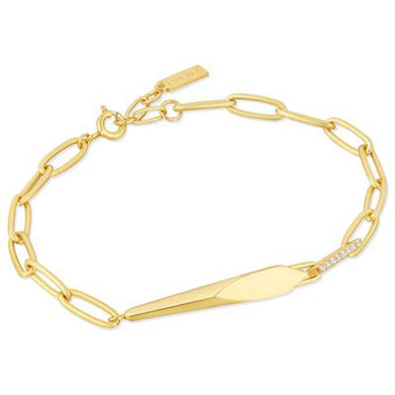 ANIA HAIE bracelet geometric chunky chain B053-03G