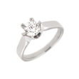 Ring hv gull 1,00ct TW/SI Victoria enstens 