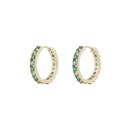 Ellie stone ring ear g/mix green