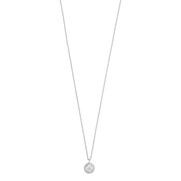 Ellie stone pendant neck 45 s/clear