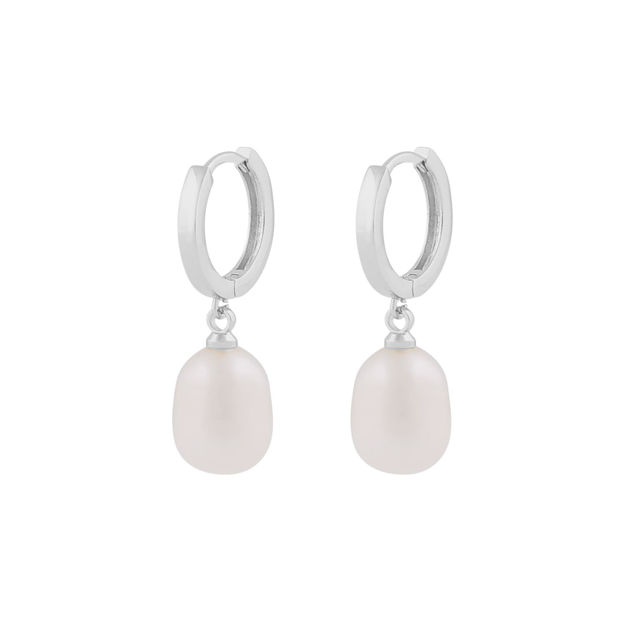 Julie ring pendant ear s/white