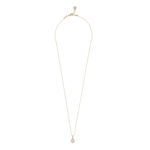 River drop pendant neck 48 g/clear