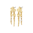 ZHURI recycled earrings gold-plated