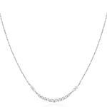 ANIA HAIE necklace arc pave silver plated N056-02H