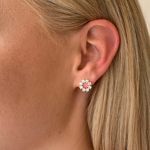 Luire round ear gold/clear