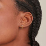 ANIA HAIE stud earrings goldplated silver
