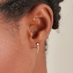 ANIA HAIE stud earrings goldplated silver