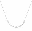 ANIA HAIE SILVER MULTI SPARKLE NECKLACE 