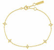 ANIA HAIE GOLD STARS STATION BRACELET 