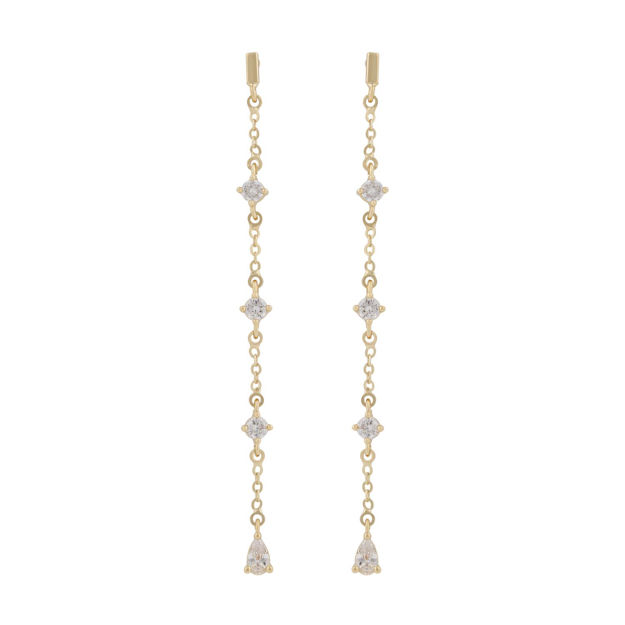 Trinnie chain ear g/clear