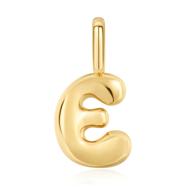 ANIA HAIE gold E letter charm NC060-17G