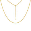 ANIA HAIE gold classic rolo chain necklace