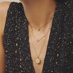 ANIA HAIE gold starry charm necklace