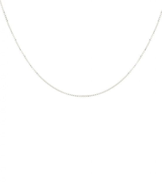 Sølv kjede veneziansk 1,1mm 42+3cm