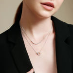 Ania Haie necklace arc pave silver plated 