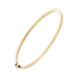 Gull armring 3x3mm firkantet
