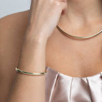 Domino thin oval brace plain g - Onesize
