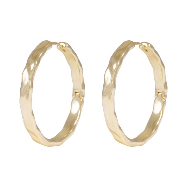 Domino ring ear 30mm plain g