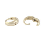 Honey drop ring ear 8mm plain g