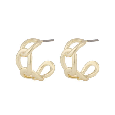 Honey oval ear plain g