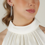 Siri stone tassle ear s/clear