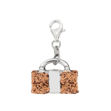 Charms veske brunt glitter