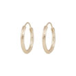 Honey sparkling ring ear 18mm plain g