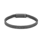 Frank 1967 stål armbånd svart 21cm