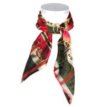 Eufemia silkeskjerf gult, grønt & rødt